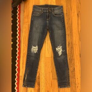 CARMAR ankle skinny jeans with zipper